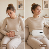 Menstruationsbælte med varme og vibration